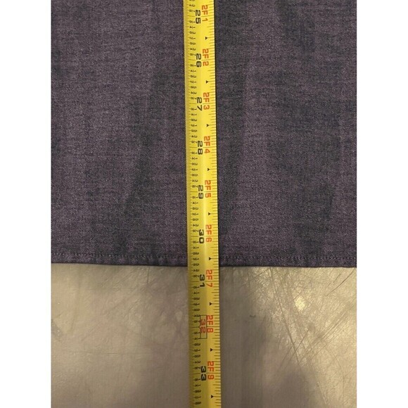 Ted Baker London Men's Dress Shirt Navy Long Sleeve Button Down Size 4 - Picture 7 of 7